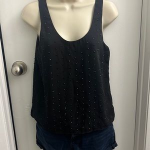 Black Express Embellished Top 🥰